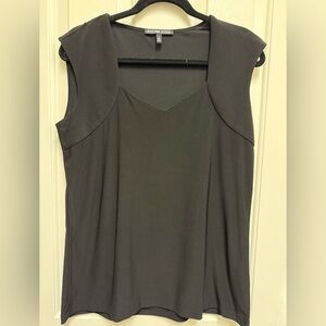Rachel Cole Sleeveless Black Blouse